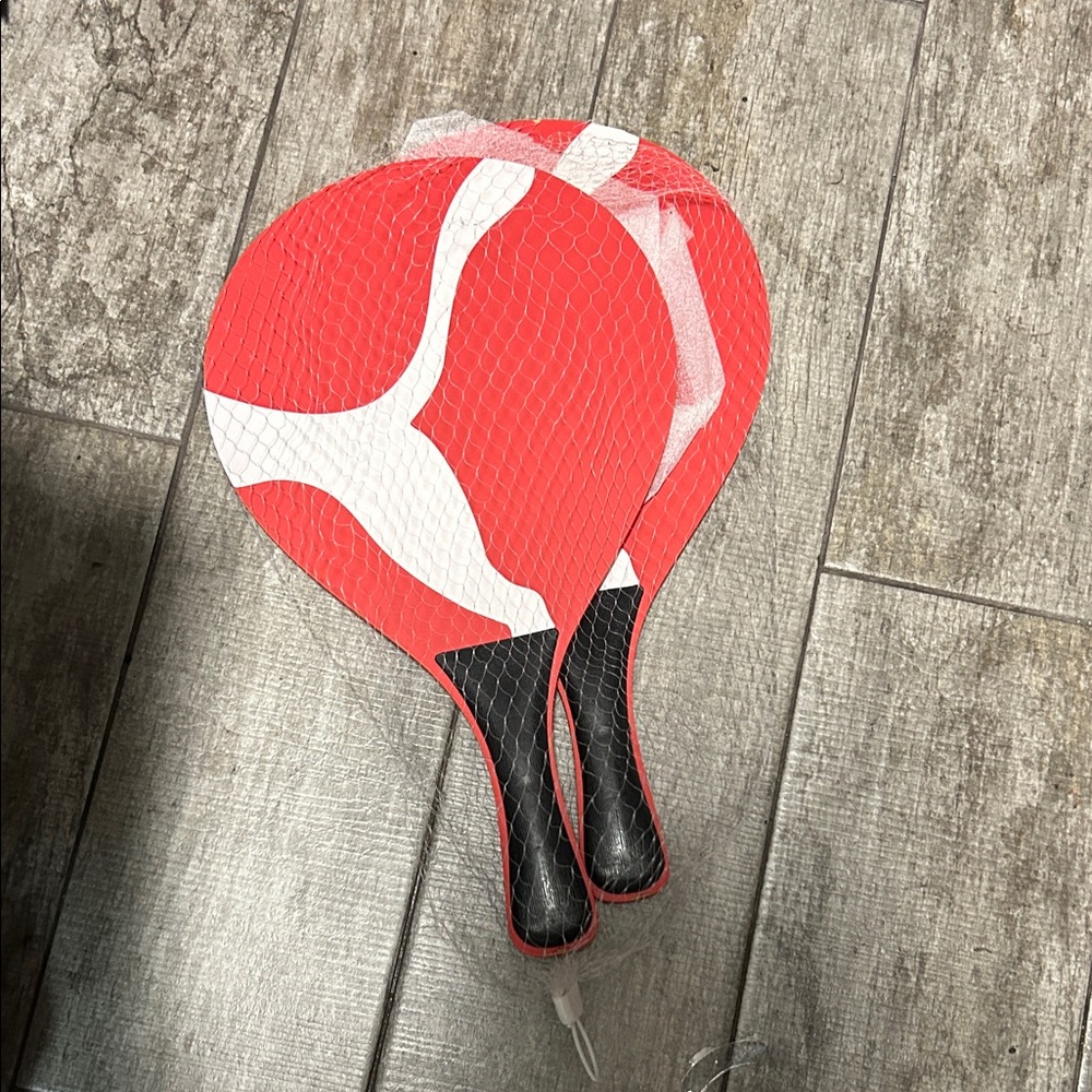 Puma Red and Black Paddle Set